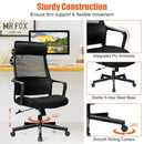 Adjustable Mesh Office Chair with Heating Support Headrest by LJGDeals