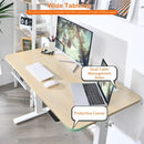 48-Inch Electric Standing Adjustable Desk with Control Panel and USB Port-Natural by LJGDeals