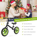 Kids No Pedal Balance Bike with Adjustable Handlebar and Seat-Black by LJGDeals