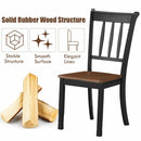 2 Pieces Solid Whitesburg Spindle Back Wood Dining Chairs by LJGDeals