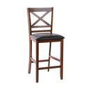 Set of 2 Bar Stools 25 Inch Counter Height Chairs with by LJGDeals