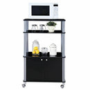 Microwave Rack Stand Rolling Storage Cart by LJGDeals