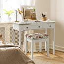 Vanity Dressing Table Set with Flip Top Mirror and 3 Drawers by LJGDeals