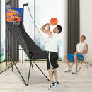 Foldable Single Shot Basketball Arcade Game with Electronic Scorer and Basketballs by LJGDeals