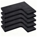 Rustic Corner Floating Shelves Set of 5 – Wall Mounted Wood Shelves by 2Dropme