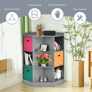 3-Tier Kids Storage Shelf Corner Cabinet with 3 Baskets by LJGDeals