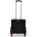 Costway Foldable Utility Cart for Travel and Shopping by LJGDeals