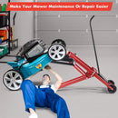 Hydraulic Lawnmower Lift Jack for Tractors and Zero Turn Riding Lawn Mowers by LJGDeals