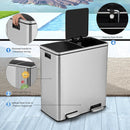 16 Gallon Dual Step Trash Can by LJGDeals