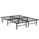 Twin/Full/Queen Size Foldable Metal Platform Bed with Tool-Free Assembly by LJGDeals