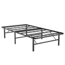 Twin/Full/Queen Size Foldable Metal Platform Bed with Tool-Free Assembly by LJGDeals