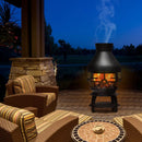 Patio Wood Burning Chimneys Fireplace by LJGDeals