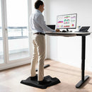 Portable Anti-Fatigue Standing Mat with Massage Points and Diverse Terrain-Black by LJGDeals