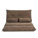 6-Position Adjustable Sleeper Lounge Couch with 2 Pillows by LJGDeals