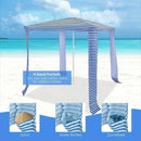 6.6 x 6.6 Feet Foldable and Easy-Setup Beach Canopy With Carry Bag by LJGDeals