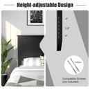 Full Wood Headboard Flat Panel with Pre-drilled Holes and Height Adjustment by LJGDeals