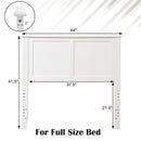 Solid Wood Flat Panel Headboard for Twin-size Bed by LJGDeals