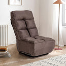 360-Degree Swivel Folding Floor Chair with 6 Adjustable Positions by LJGDeals