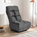 360-Degree Swivel Folding Floor Chair with 6 Adjustable Positions by LJGDeals