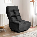 360-Degree Swivel Folding Floor Chair with 6 Adjustable Positions by LJGDeals