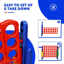 2.5Ft 4-to-Score Giant Game Set-Green by LJGDeals