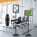 Adjustable Sign Holder Stand with 360° Rotation - 8.5 x 11 Inch by DirectDeals