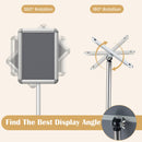 Adjustable Sign Holder Stand with 360° Rotation - 8.5 x 11 Inch by DirectDeals