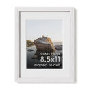 Standalone Glass Oak Wood Frames