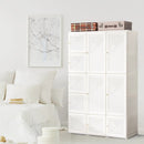 Foldable Armoire Wardrobe Closet with 10 Cubes by LJGDeals