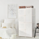 Foldable Armoire Wardrobe Closet with 8 Cubby Storage by DirectDeals