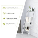 4-Tier Wall Leaning Ladder Shelf Stand by LJGDeals