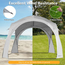11 x 11 Feet Patio Sun Shade Shelter Canopy Tent Portable UPF 50+ Outdoor Beach-White by LJGDeals