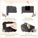 Wooden Cat Litter Box Enclosure with Top Opening Side Table Furniture by LJGDeals