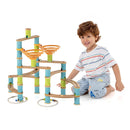 162 Pieces Bamboo Marble Run Educational Learning Toy Set by LJGDeals