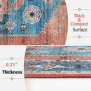 5 x 7 Inch Non-Shedding Distressed Vintage Indoor Area Rug by LJGDeals