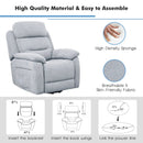 Power Lift Recliner Sofa with Side Pocket and Remote Control by LJGDeals