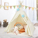 Foldable Kids Canvas Teepee Play Tent by LJGDeals