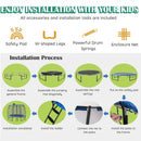 8/10 Feet Recreational Trampoline with Basketball Hoop by LJGDeals