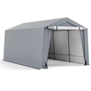 10 x 16/10 x 20 Feet Outdoor Heavy-Duty Carport with 2 Doors by LJGDeals