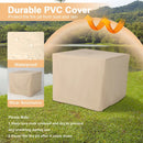 Square Propane Fire Pit Table with Lava Rocks and Rain Cover by LJGDeals