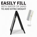 A Frame Sign Deluxe 24"x36" Plastic BICGS-2401-W White