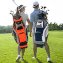 10.5 Inch Golf Stand Bag with 14 Way Dividers and 7 Zippered Pockets by LJGDeals