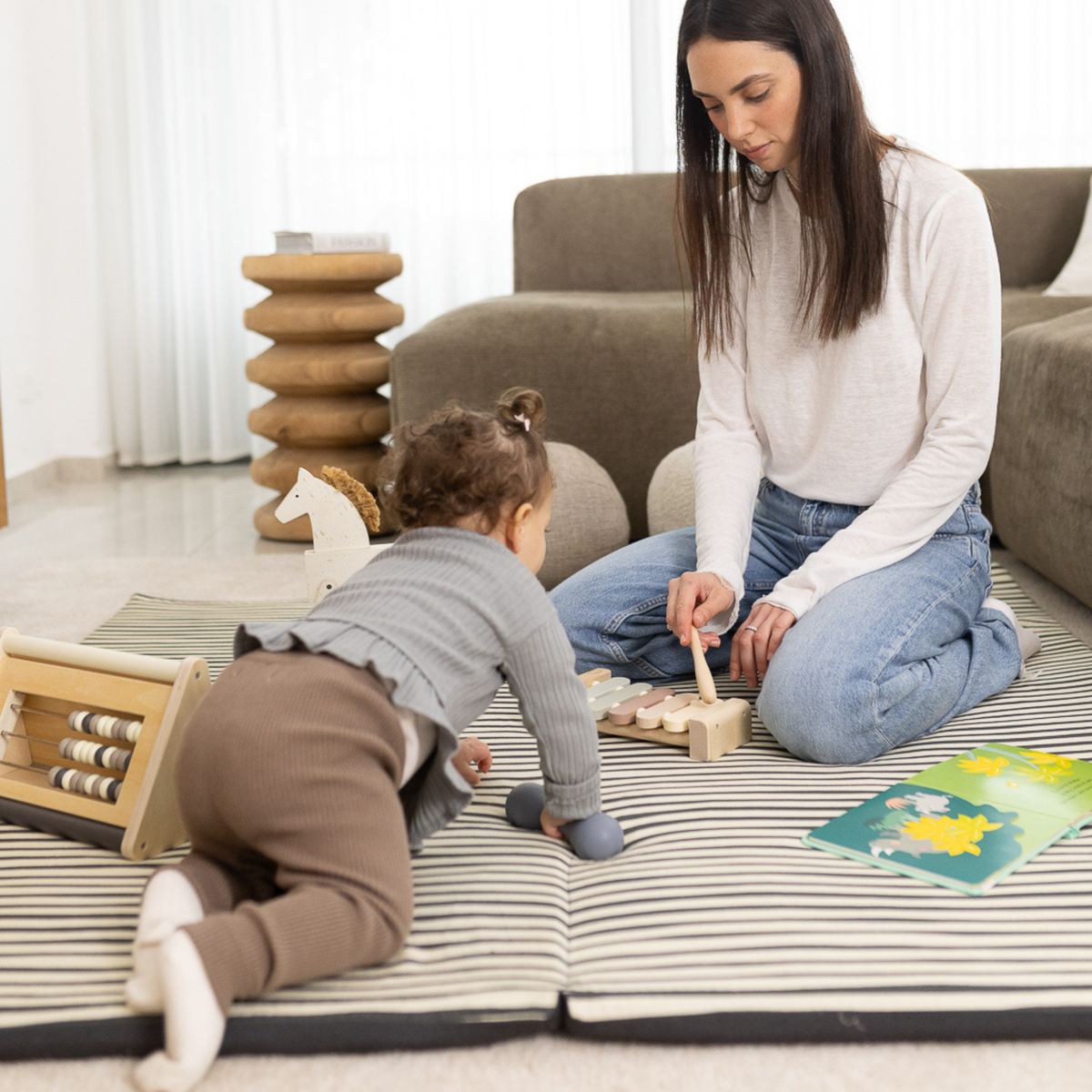 Bold Stripe Organic Cotton Mat, photo 5 of 18
