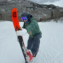 5280 Water Buffalo Leather Mitten - White