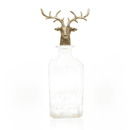 Gold Stag Deer Decanter by Jersey Art Glass