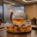 Helicopter Whiskey Decanter Gift Set
