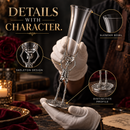 Skeleton Champagne Flute Glass | Single | 7.5oz