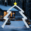 8.8 Feet Christmas Tree-shaped Archway with Top Star by DirectDeals