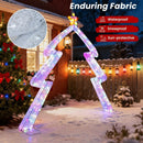 8.8 Feet Christmas Tree-shaped Archway with Top Star by LJGDeals