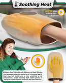 LX7 LCD Touchscreen Hand Massager, Heated Air Compression, Sand Beige